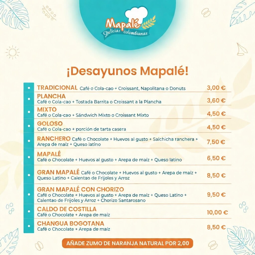 Menú del día