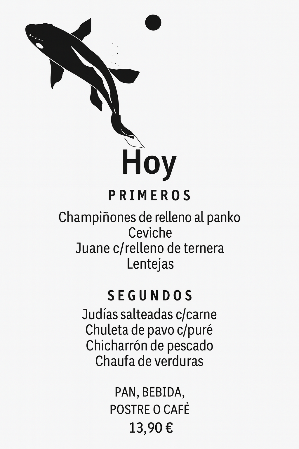 Menú del día