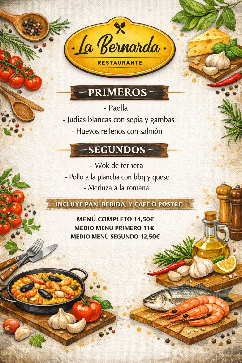 Menú del día